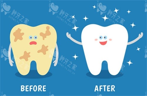 牙齿受损与健康牙齿对比 牙齿受损与健康牙齿对比