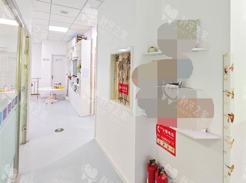 北京恩贝口腔走廊示意图