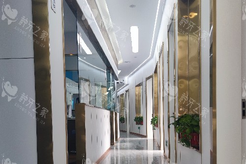 嘉峪关康之美口腔走廊环境图
