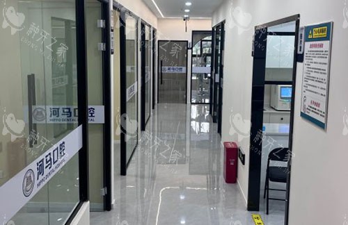 重庆河马口腔走廊环境图
