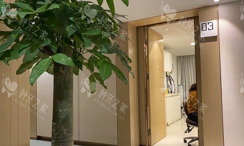 厦门登特口腔的走廊环境