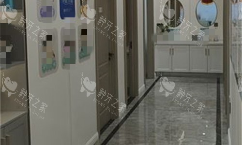 石家庄植美口腔诊室走廊图